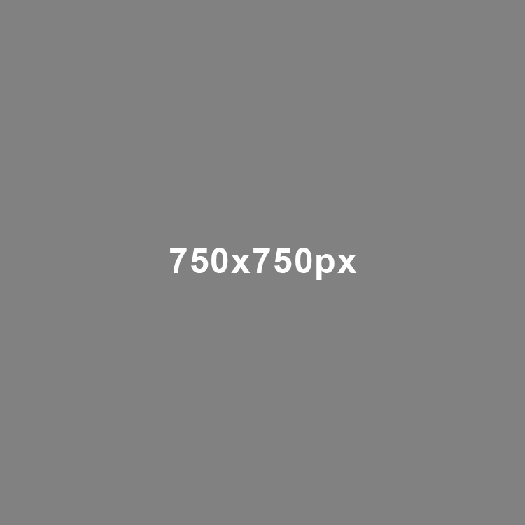 750x750px